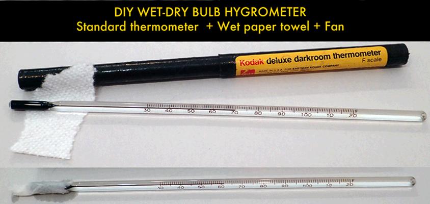 wet and dry bulb hygrometer humidity