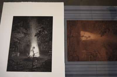 dustgrain photogravure